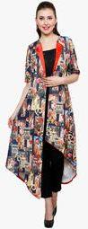 Dhavani Multicoloured Printed Shrug women