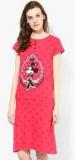 Disney By July Nightwear Red Printed Sleepdress Women