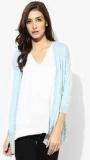 Dorothy Perkins Aqua Blue Crochet Stitch Hem Shrug Women