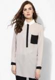 Dorothy Perkins Beige Colour Block Tunic women