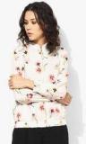 Dorothy Perkins Beige Floral Bomber Women