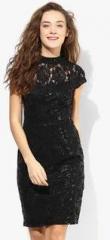 Dorothy Perkins Black Colored Embellished Shift Dress women