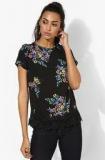 Dorothy Perkins Black Printed Blouse Women