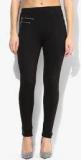 Dorothy Perkins Black Solid Legging Women