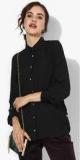 Dorothy Perkins Black Solid Shirt Women