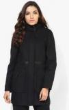 Dorothy Perkins Black Solid Winter Jacket women