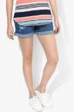 Dorothy Perkins Blue Solid Shorts women