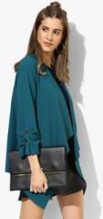 Dorothy Perkins Blue Solid Shrug women