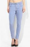 Dorothy Perkins Blue Solid Skinny Fit Jeans Women