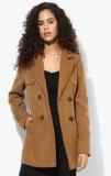 Dorothy Perkins Brown Solid Winter Jacket Women