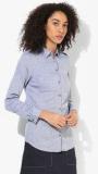 Dorothy Perkins Chambray Herringbone Shirt Women