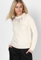 Dorothy Perkins Cream Jumper Women