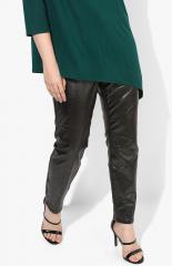 Dorothy Perkins Curve Black Textured Chinos women