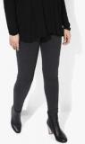 Dorothy Perkins Dark Grey Solid Leggings women