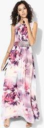 Dorothy Perkins Dp Curve Geo Multicoloured Longline Maxi Dress Women