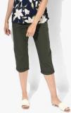 Dorothy Perkins Green Solid Slim Fit Chinos women