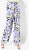 Dorothy Perkins Lavender Printed Regular Fit Palazzo Women