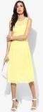 Dorothy Perkins Lemon Scallop Detail Midi Women