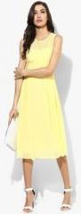 Dorothy Perkins Lemon Scallop Detail Midi women