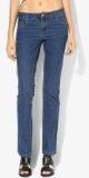 Dorothy Perkins Mid Solid Straight Leg Jeans Women