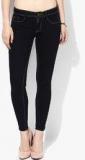 Dorothy Perkins Navy Blue Auth Bailey Jeans Women