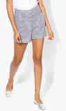 Dorothy Perkins Navy Blue Checked Shorts women