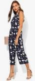 Dorothy Perkins Navy Blue Printed Jumpsuit women