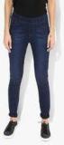 Dorothy Perkins Navy Blue Washed Jeggings women