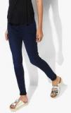 Dorothy Perkins Navy Blue Washed Mid Rise Skinny Fit Jeans women