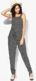 Dorothy Perkins Navy Geo Pinny Jumpsuit Women