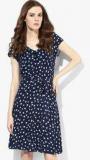 Dorothy Perkins Navy Tulip Print Soft Dress Women