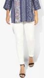 Dorothy Perkins Off White Solid Mid Rise Skinny Fit Jeans women