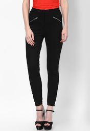 Dorothy Perkins Petite Black Ponte Tregging Women