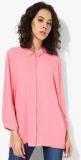 Dorothy Perkins Pink Button Side Shirt Women