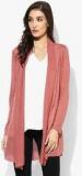 Dorothy Perkins Pink Crochet Stitch Hem Shrug Women