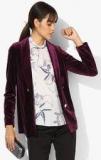 Dorothy Perkins Purple Solid Shrug women