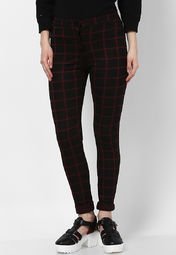 Dorothy Perkins Red And Black Button Up Tregg Women