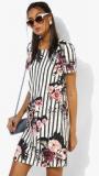 Dorothy Perkins White Coloured Printed Shift Dress Women