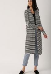 Dressberry Black Striped Shrug women