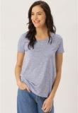 Dressberry Blue Solid T Shirt Women