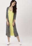 Dressberry Charcoal Grey Solid Shrugs Women