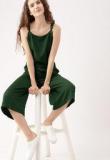 Dressberry Green Solid Jumpsuit Women