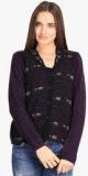 Duke Purple Embellished Sweater Women