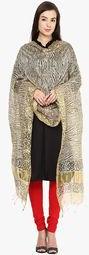 Dupatta Bazaar Beige Printed Dupatta Women