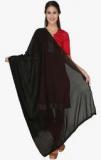 Dupatta Bazaar Black Solid Dupatta Women