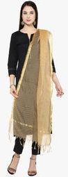 Dupatta Bazaar Golden Embellished Dupatta Women