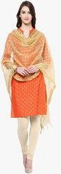 Dupatta Bazaar Golden Solid Dupatta Women