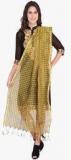 Dupatta Bazaar Golden Striped Dupatta Women