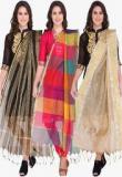 Dupatta Bazaar Pack Of 3 Multicoloured Printed Dupattas Women