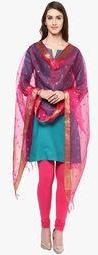 Dupatta Bazaar Pink Embellished Dupatta Women